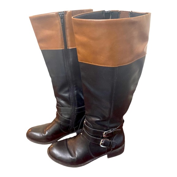 AZ Denver Shoes - Black and Brown Size 7 Leather Boots